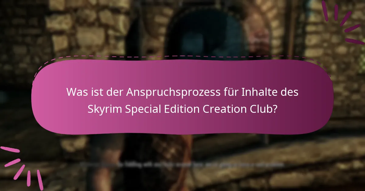 Welche Arten von Inhalten sind im Skyrim Special Edition Creation Club verfügbar?