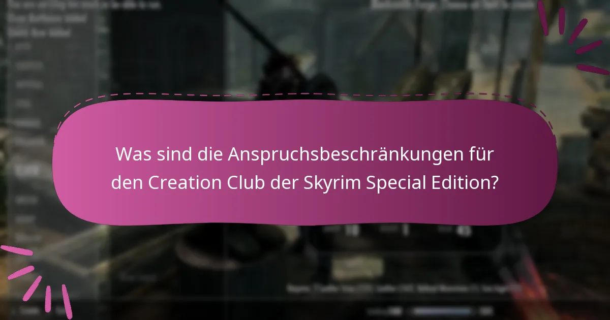 Was sind die Kriterien für den Zugang zum Creation Club?