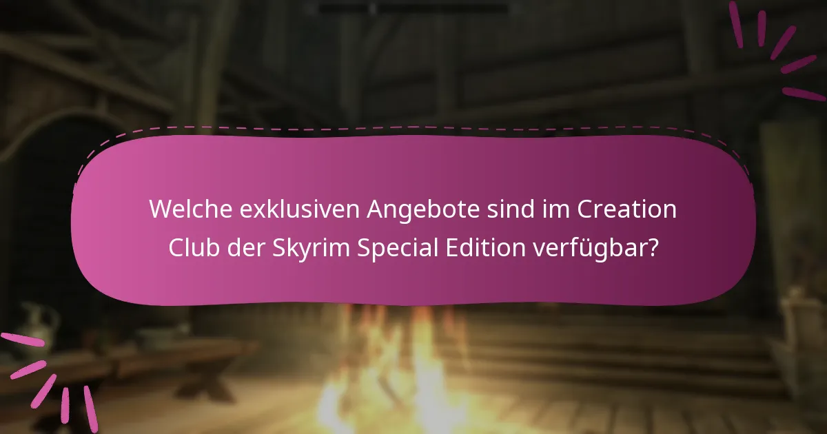 Welche Werbeveranstaltungen sind mit dem Creation Club verbunden?